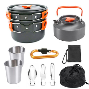 Experience the Great Outdoors with Our Outdoor Portable Cookware Mess Kit