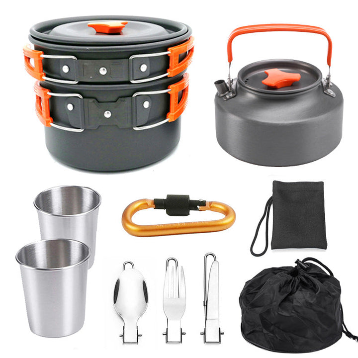 Experience the Great Outdoors with Our Outdoor Portable Cookware Mess Kit