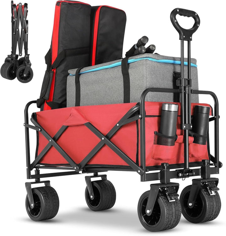 Discover the Versatile Four-wheel Disassembly Garden Folding Camping Cart