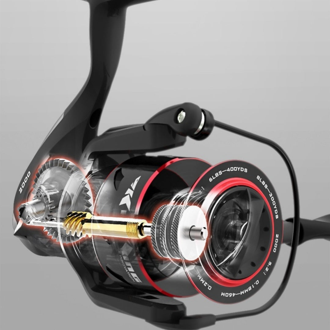 Experience the Thrill of Fishing with Our All-Metal Lure Fishing Wheel Spinning Reel