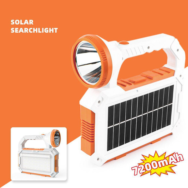 Illuminate Your Adventures with the Solar Lantern Camping Multifunctional LED Searchlight