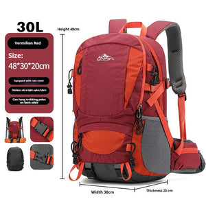 Explore the Great Outdoors with Our Men's Large Capacity Lightweight Hiking Backpack