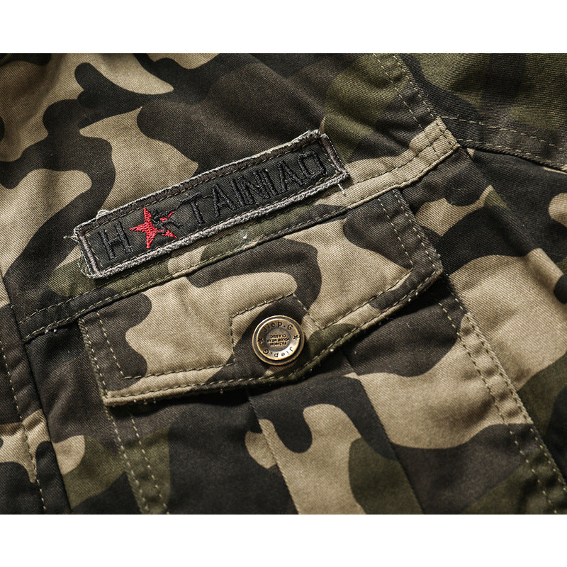 Men's Camouflage Printed Jacket