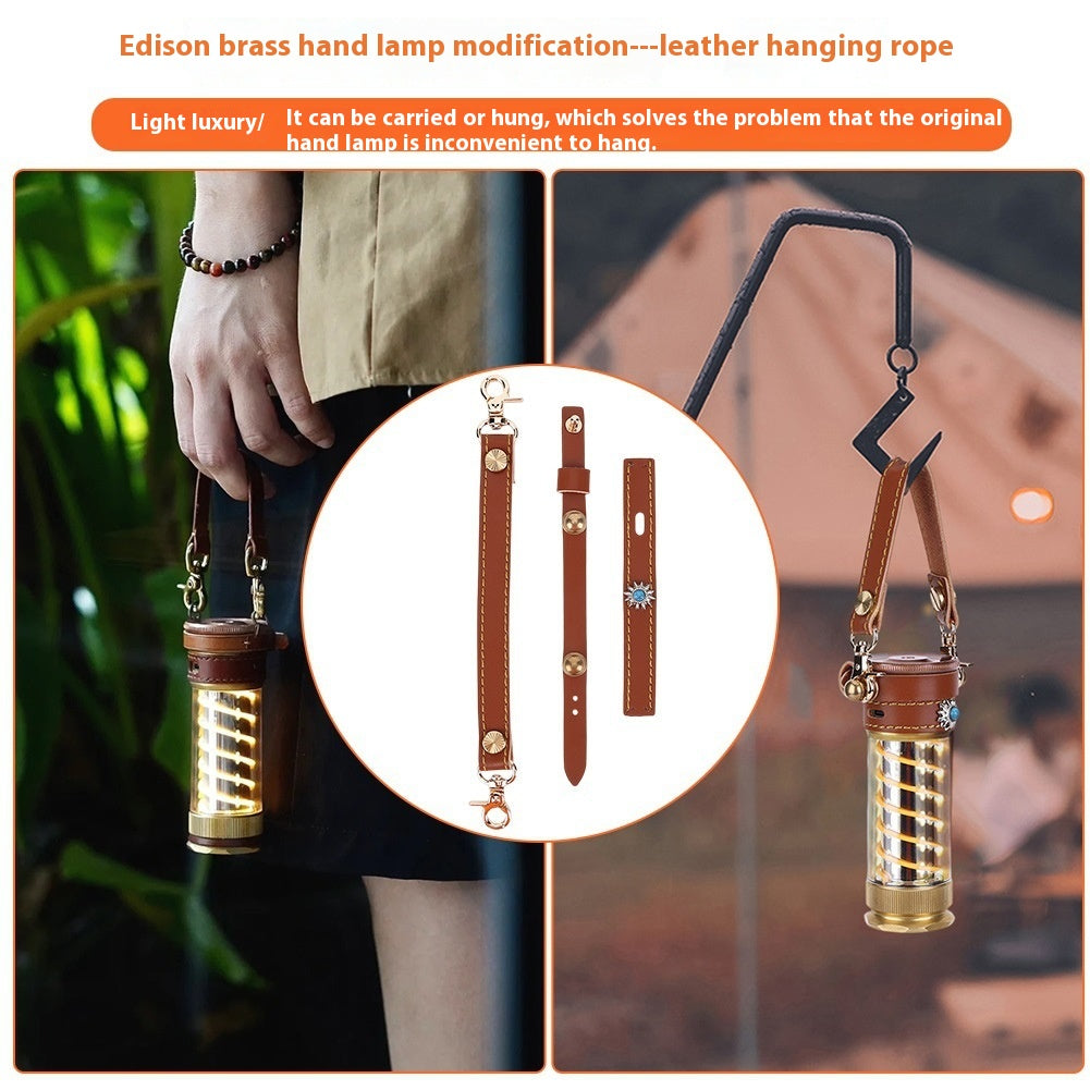 Leather Edison Camping Lantern