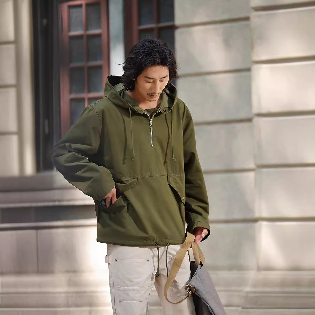 Hooded Camouflage Jacket