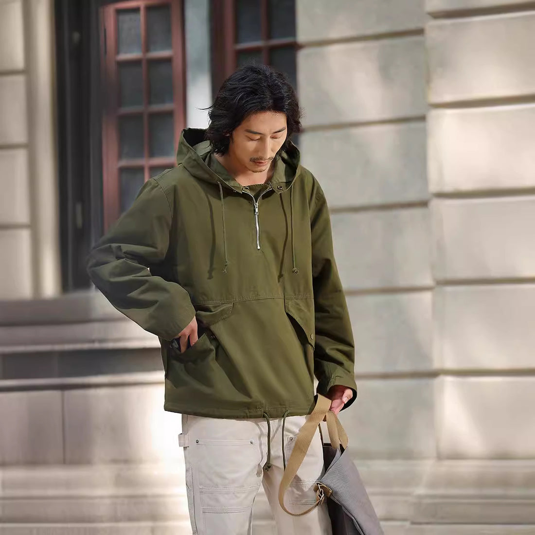 Hooded Camouflage Jacket