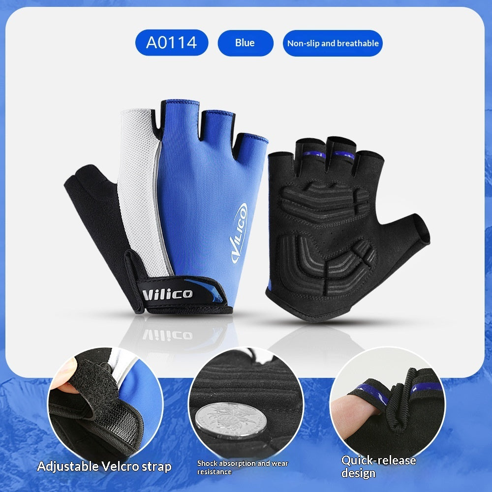 Breathable Anti-slip Half-finger Gloves