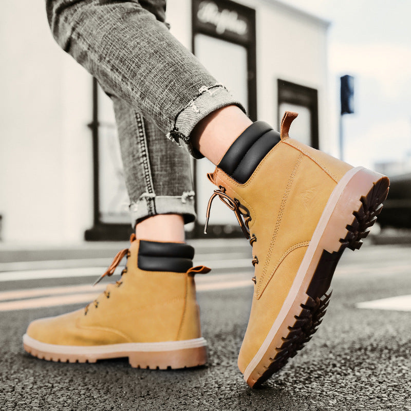 High-top Outdoor Hiking Men's Shoes