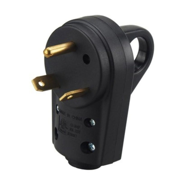 Trailer Camper RV Hot Power Locking Nema TT-30P Twist-Lock Plug 30A 125V