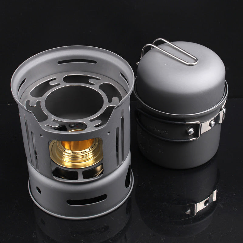 Aluminium Alloy Outdoor Tableware Set 1-2 Person Set