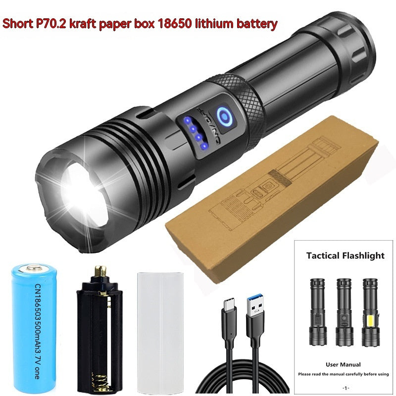Strong Outdoor Camping Emergency Rechargeable Flashlight