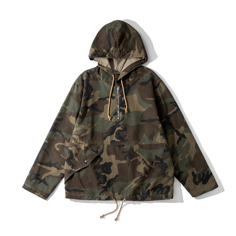 Hooded Camouflage Jacket
