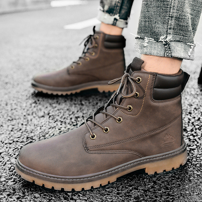 High-top Outdoor Hiking Men's Shoes