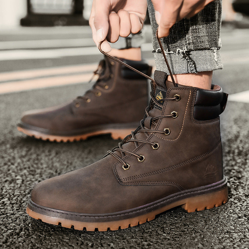High-top Outdoor Hiking Men's Shoes