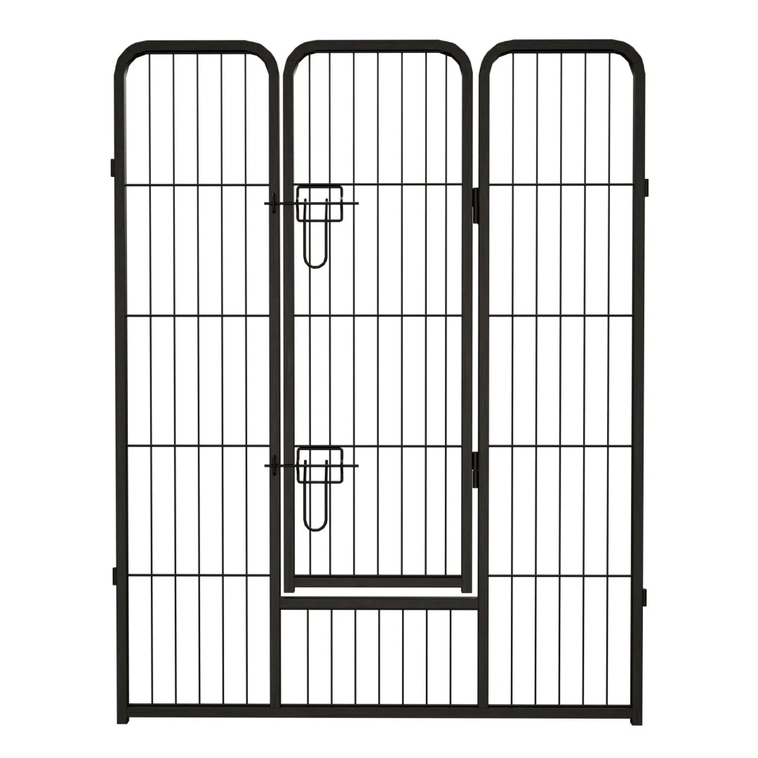 40 Inch Foldable Dog Playpen with Doors for Dogs