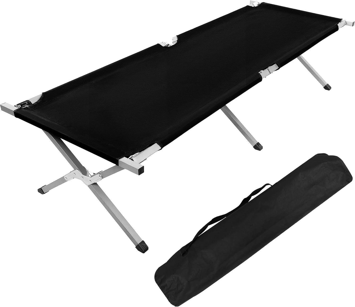 Foldable Lightweight Outdoor Camping Bed with Carry Bag
