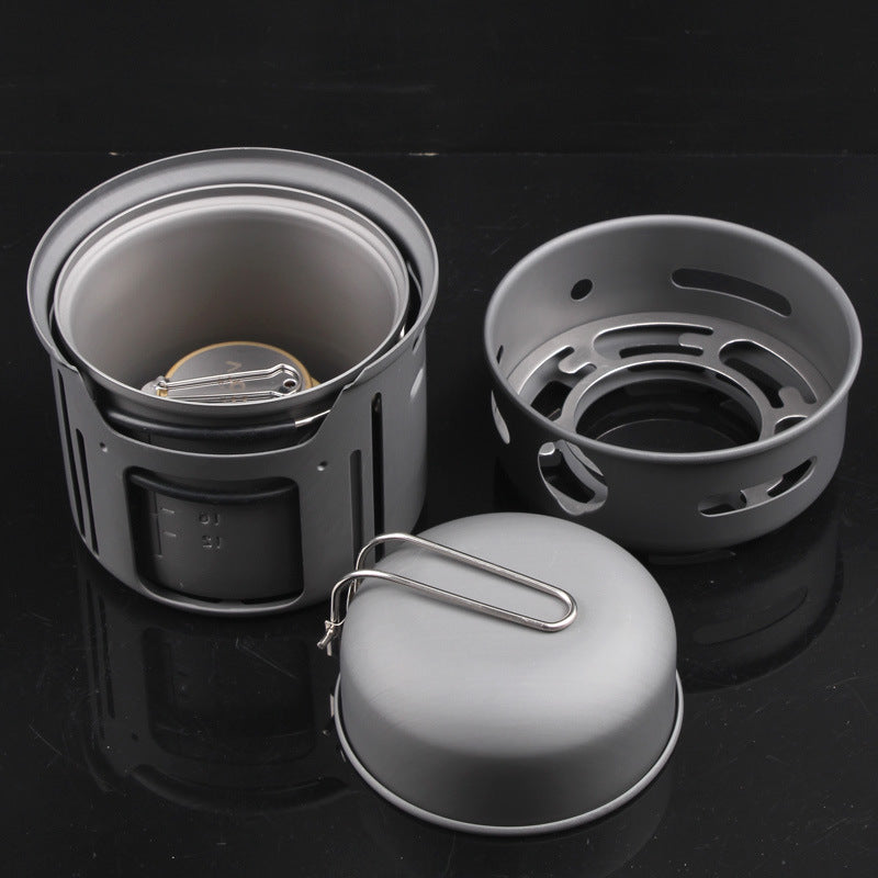 Aluminium Alloy Outdoor Tableware Set 1-2 Person Set