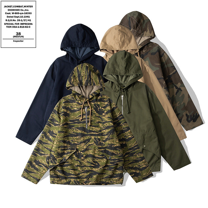 Hooded Camouflage Jacket