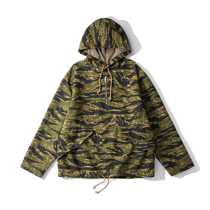 Hooded Camouflage Jacket