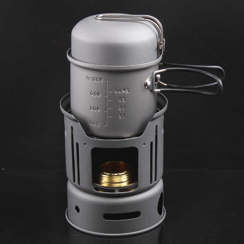 Aluminium Alloy Outdoor Tableware Set 1-2 Person Set