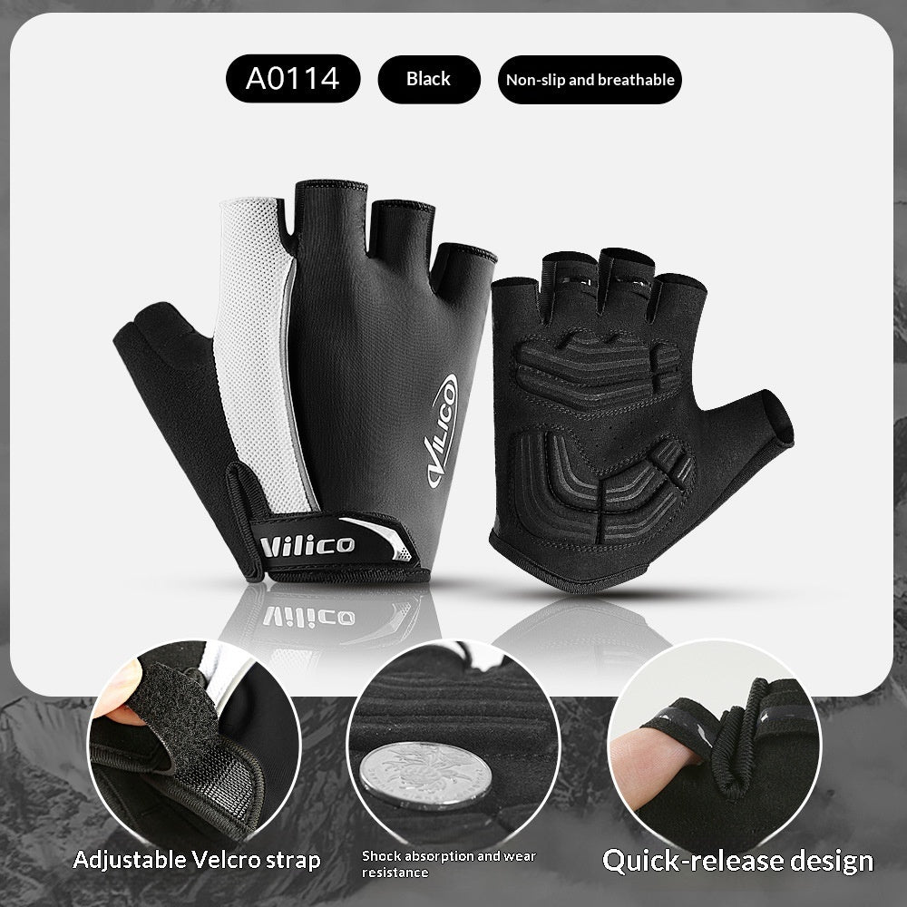 Breathable Anti-slip Half-finger Gloves