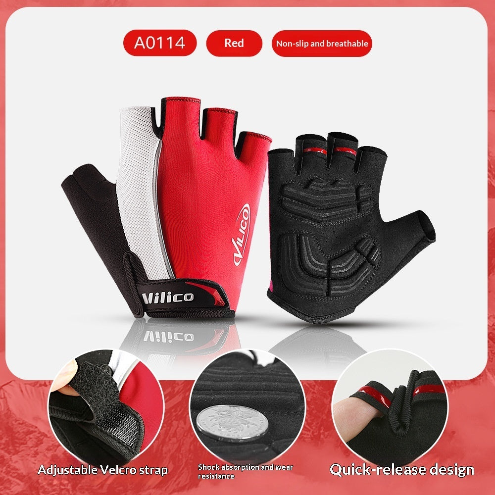 Breathable Anti-slip Half-finger Gloves
