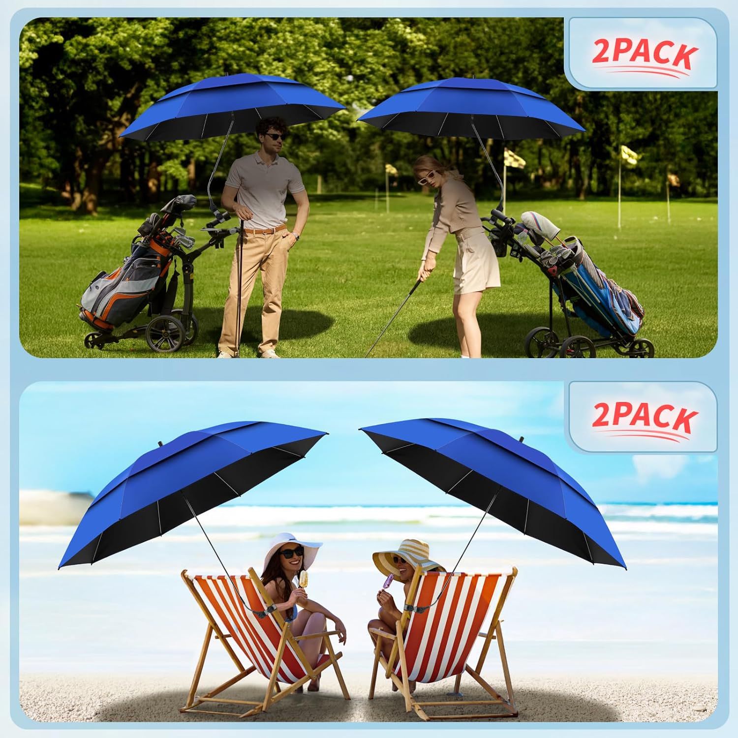 Foldable Outdoor Beach Chair with Sunshade