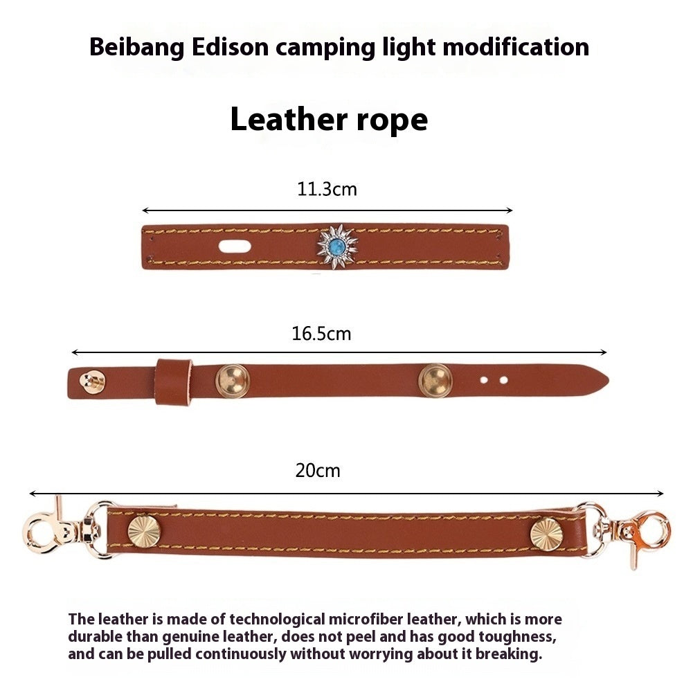 Leather Edison Camping Lantern