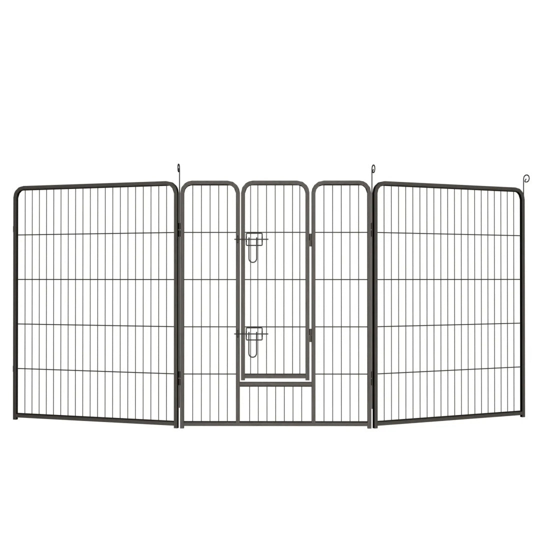 40 Inch Foldable Dog Playpen with Doors for Dogs
