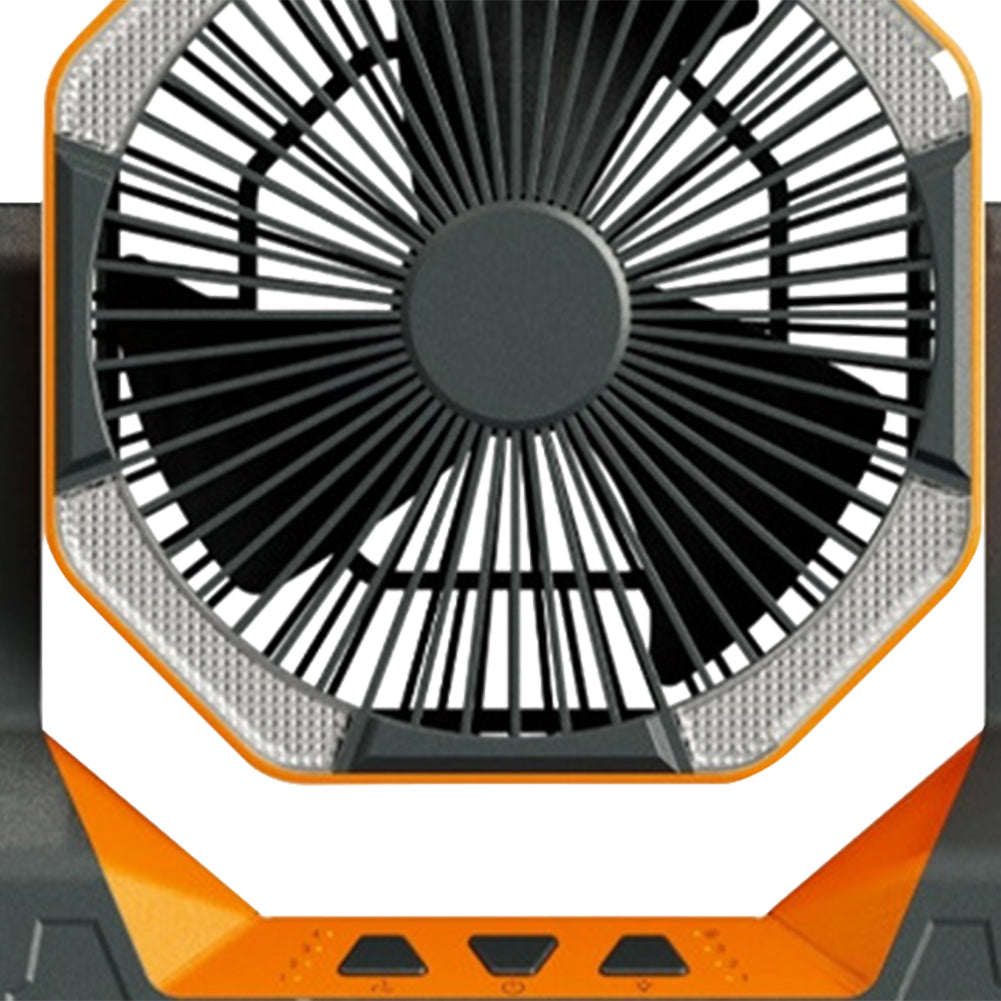 8000mAh Telescopic Wireless Camping Fan with USB Charging
