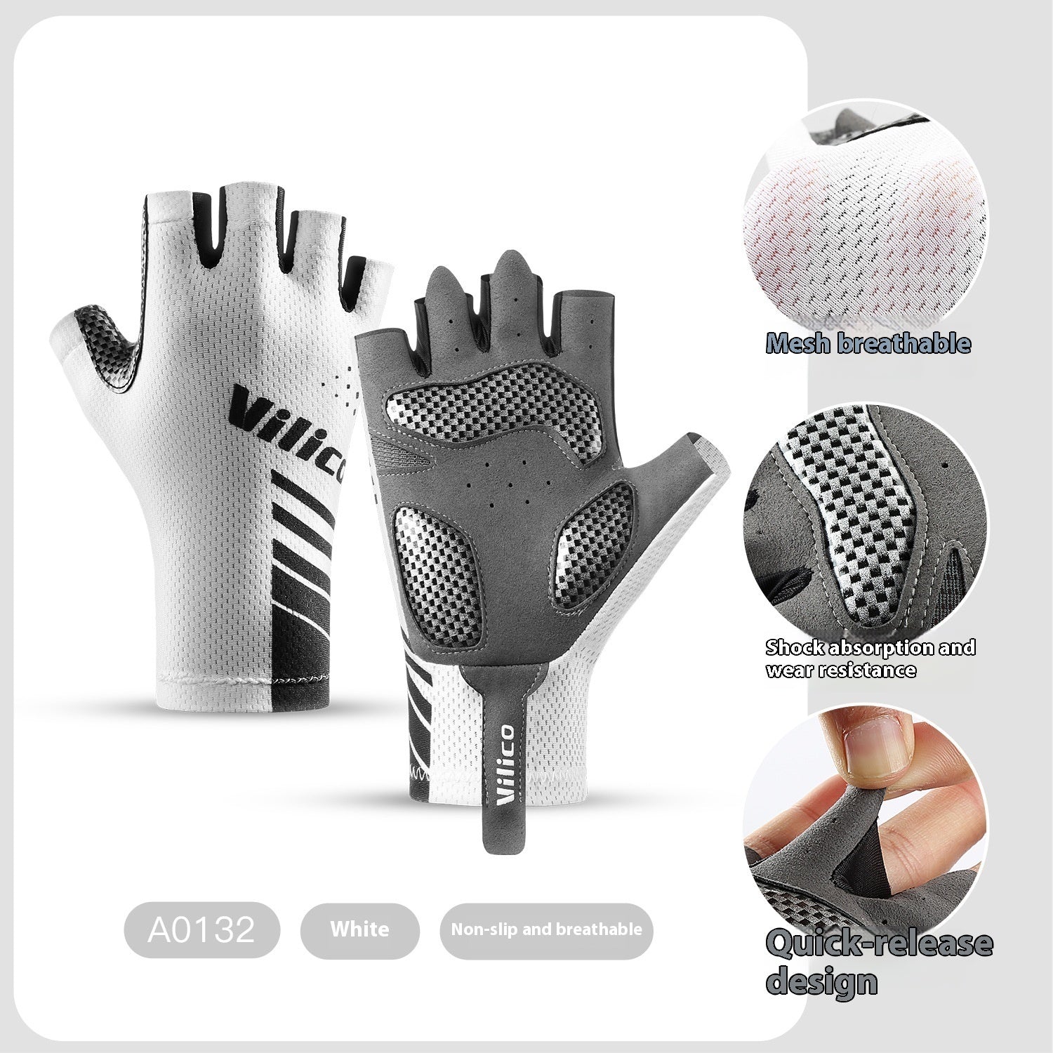 Summer Outdoor Mountain Bike Riding Gloves