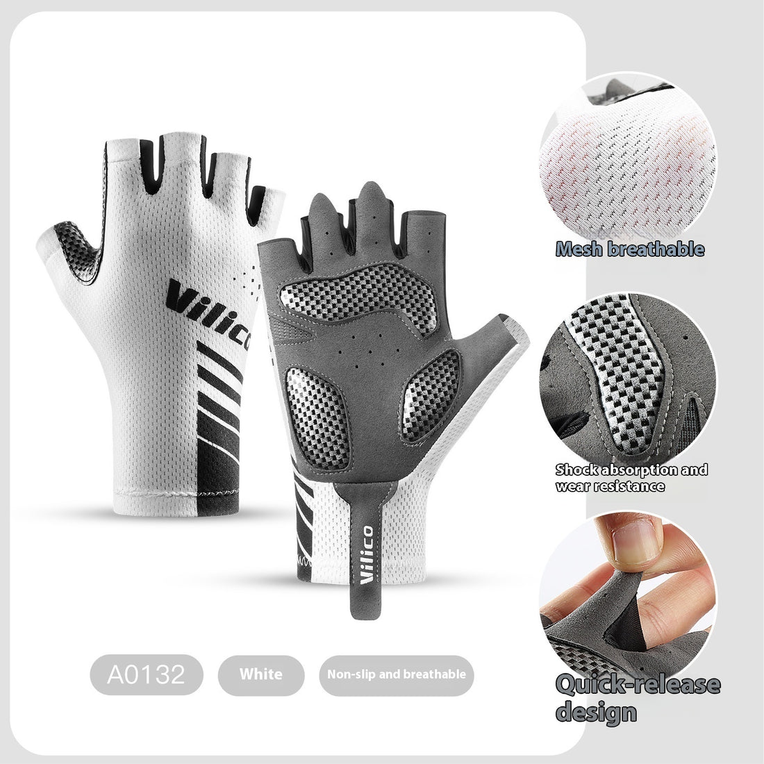 Summer Outdoor Mountain Bike Riding Gloves