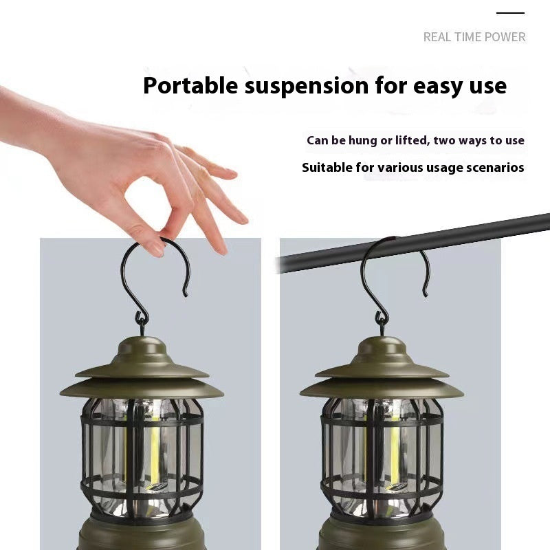 Portable Head Camping Barn Lantern