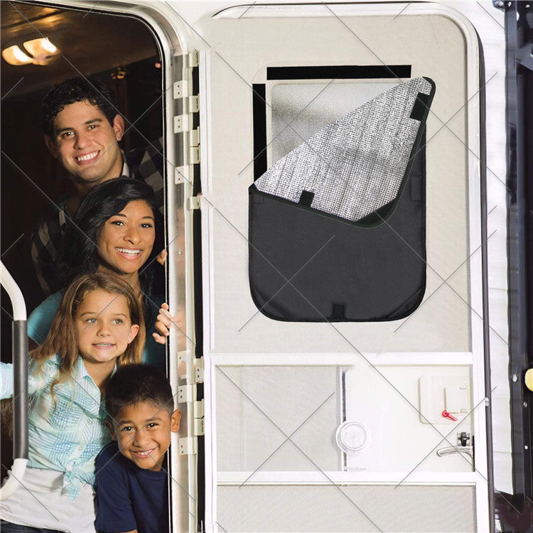 Outdoor RV Door and Window Privacy Sunshade