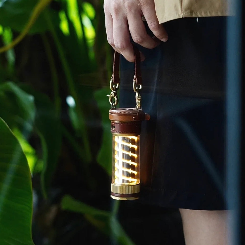 Leather Edison Camping Lantern